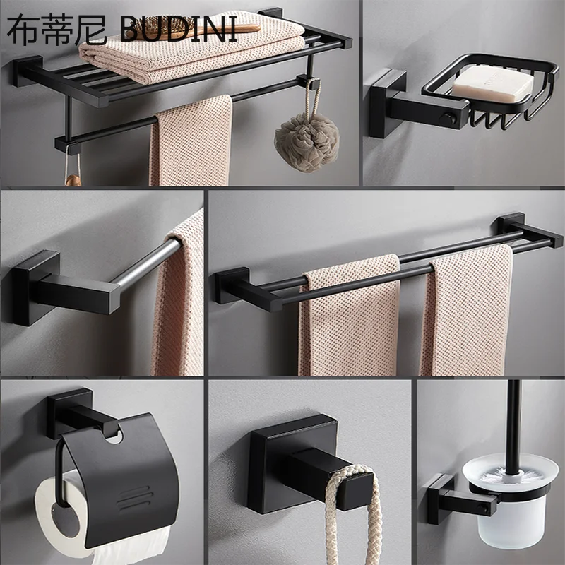 https://ae01.alicdn.com/kf/Hc602177bdf4240c9b6d4fb6afba1ea8dF/Bathroom-Decoration-Accessories-Matte-Black-Double-Towel-Bar-Bathroom-Towel-Hanger-Space-Aluminum-Towel-Rack-Ring.jpg