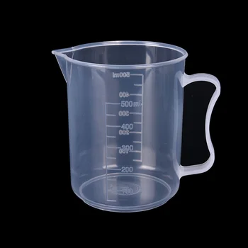 

15ml / 30ml /50ml /250ml /500ml Clear Plastic Graduated Measuring Cup for Baking Beaker Liquid Measure JugCup Container
