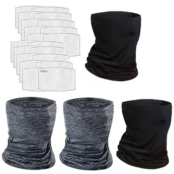 

Mascarilla 4pc Face Mask Fashion Mouth Mask Bandana Neck Gaiter Tube Headwear Motorcycle Face Scarf Mouth Caps Washable