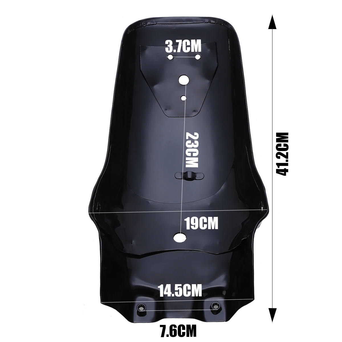 1PC Black Metal Retro Rear Fender Cruiser Chopper Bobber Cafe Racer Mudguard For Honda Shadow 600 VLX DLX VTX 1300 1800