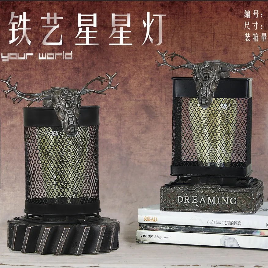 Industry Wind Café Toggery Decoration Goods Of Furniture For Display Rather Than For Use Pole Resin Wrought Iron Stars Small Industry Wind Café Toggery Decoration Goods Of Furniture For Display Rather Than For Use Pole Resin Wrought Iron Stars Small