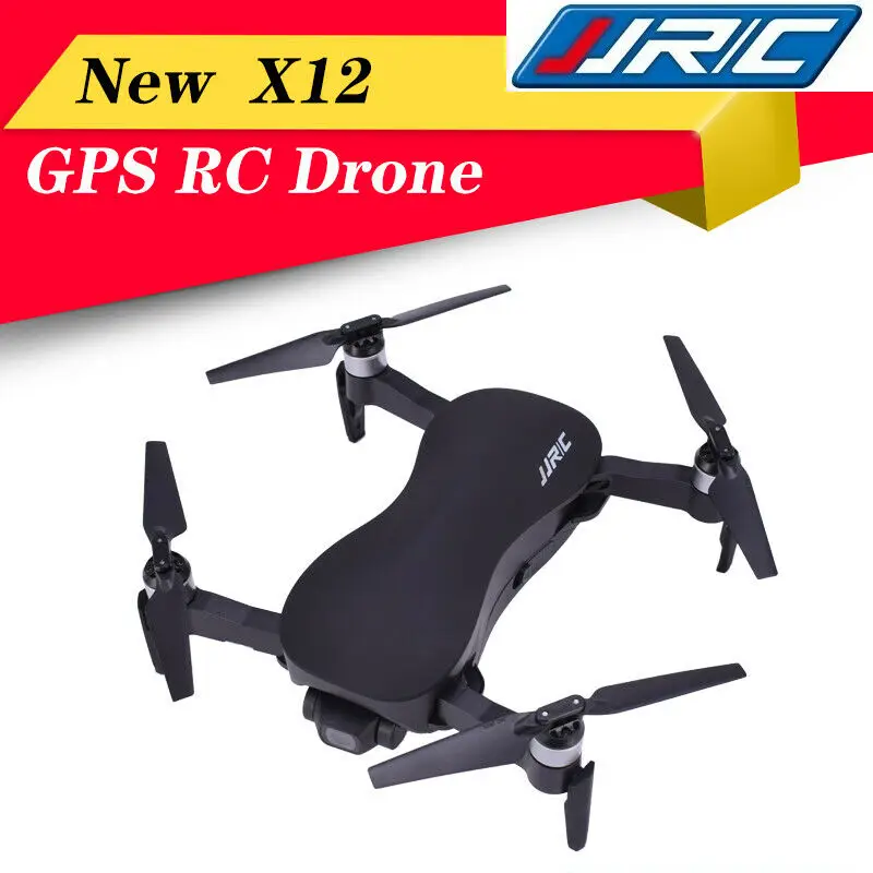 Motor sem Escova Modo de Posicionamento Drone 5g Wifi Fpv 4 k hd Câmera Duplo Dobrável rc Quadcopter Rtf Jjr – c X12 Gps
