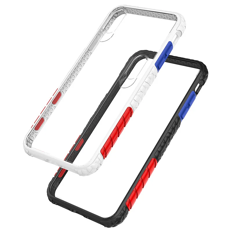 Модный спортивный защитный чехол для iPhone X XS XR Max 6 7 8 Plus ГЕЛЕВЫЙ TPU TPE PC мобильного