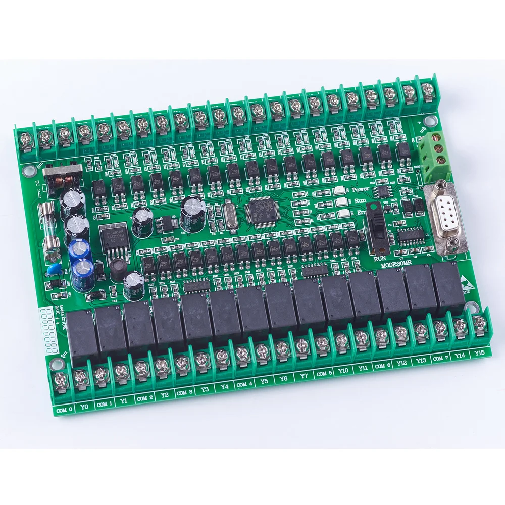 plc programmable logic controller single board plc FX2N 30MR online moniter plcSTM32 MCU 16 input 14 output