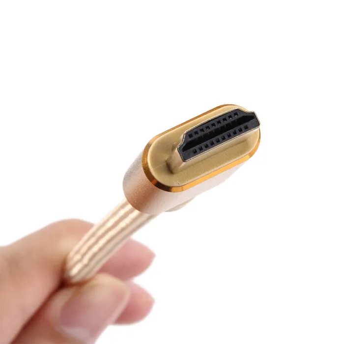 Тканый Кабель HDMI 4K UHD tv с хлопковой оплеткой Ultra HD High speed 1080P GV99