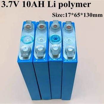 

7pcs/lot 3.7V 10Ah Battery Li-polymer 3.7v 11Ah Lithium Polymer 30A Batteries Aluminum for 13s 48v 10Ah Pack Diy Electric Bike