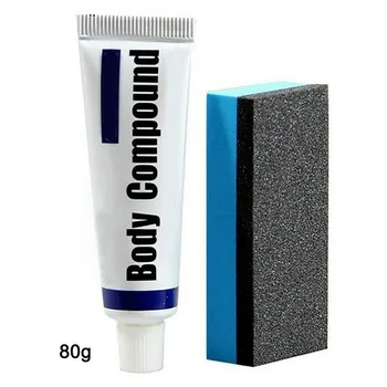 

Car Body Compound Wax Car Scratch Remover Kit Car Paint Scratch Repair Sponge Car Body Wax Paint Paste Set Auto Polishing