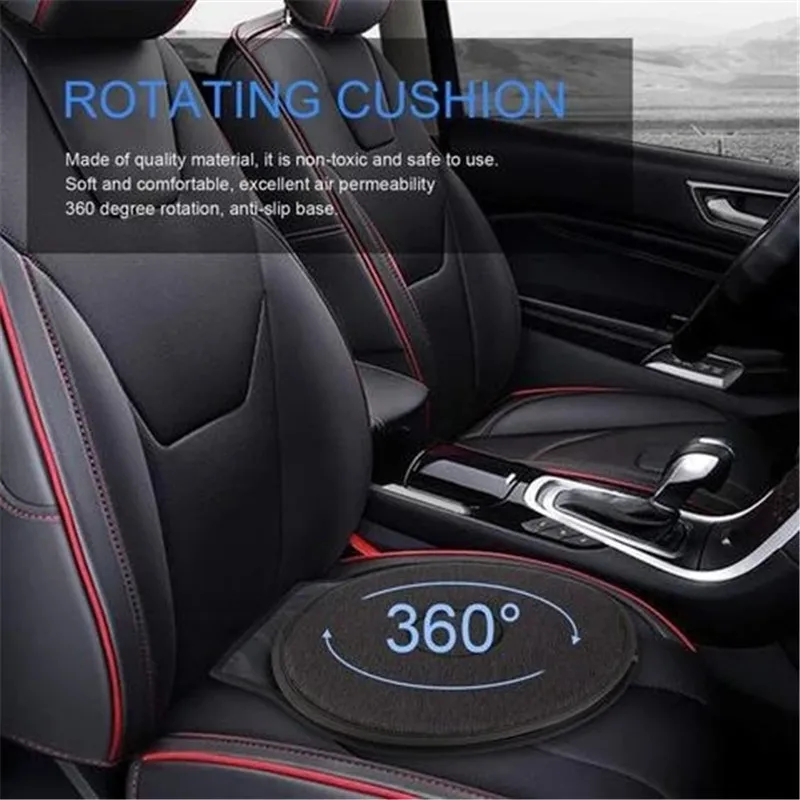 Car Seat Cushion With Pocket Memory Cotton Universal Seat Pads Driver Soft Cushions  Chair Pads Anti-Slip Relieve Hip Pressure - AliExpress