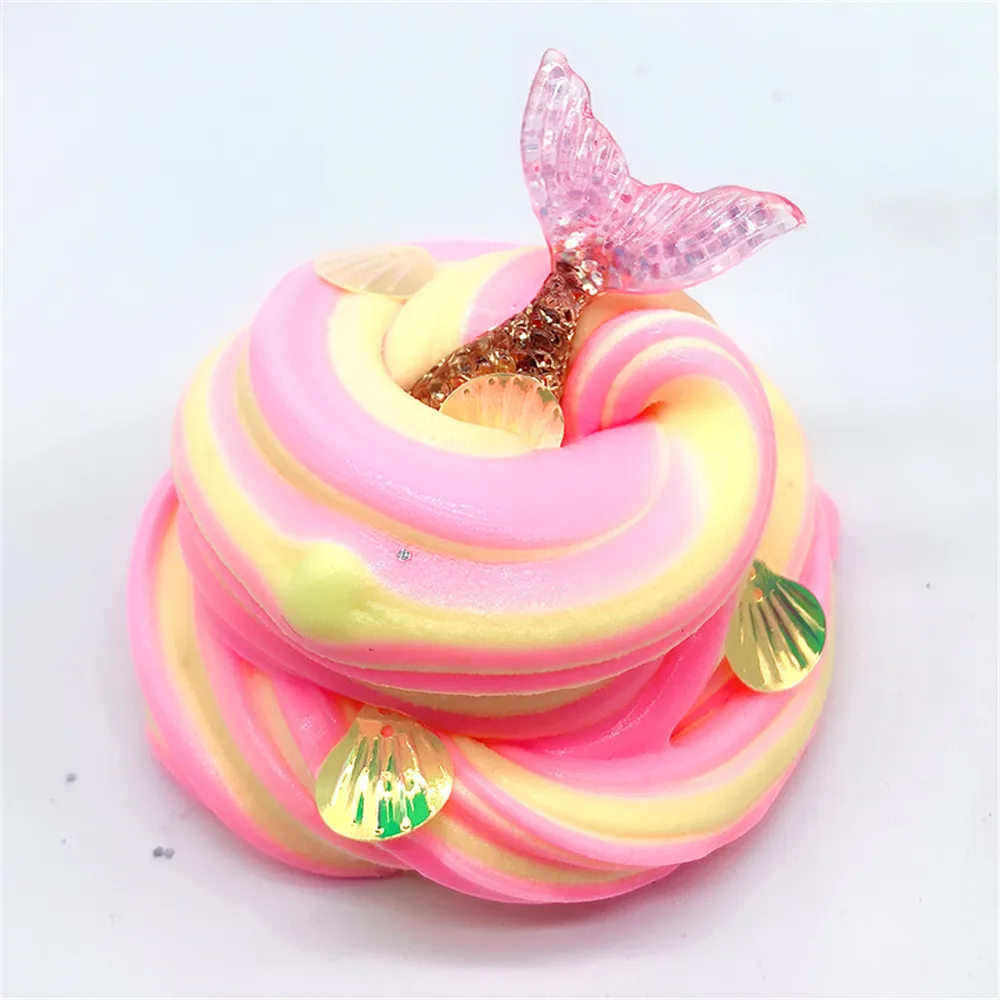 Beautiful Mud Mixing Cloud Slime Scented Stress Kids Clay Toy Charms For Slime Kit Antistress Toys Plasticine Supplies Kids Toys