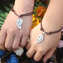 Best Friend Bracelet For Boy And Girl Koop Best Friend Bracelet For Boy And Girl Met Gratis Verzending Op Aliexpress Version