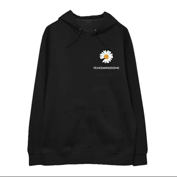 

Kpop GD BIGBANG Floral Hoody Fleece Autumn Winter Coat Outerwears Tops Casual Thicken Sweatshirt Warm Sweat Hooded Clothes