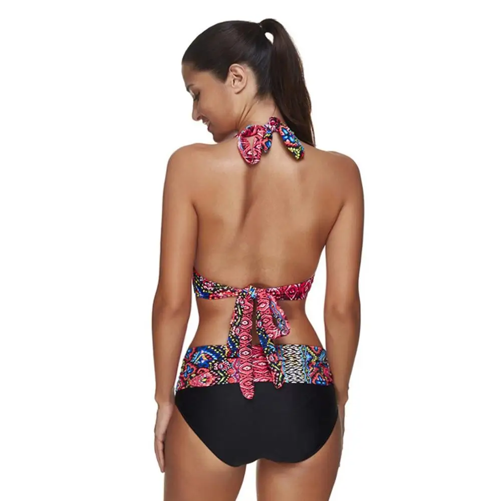 Swimsuit Fashion Tropical Patterns Sexy Bikini Bathing Suits Glamorous Swimwear Summer Beachwear Swimsuit