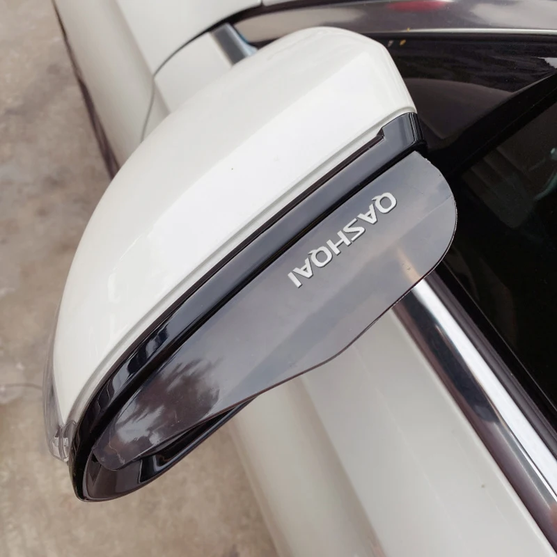 Car Rearview Mirror Rain Eyebrow Rain Shield Shade Protector Cover for NISSAN QASHQAI J10 J11