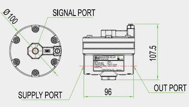 YT-320N1 YT-320 NTP 1/2 Young Tech YTC пневматический усилитель громкости
