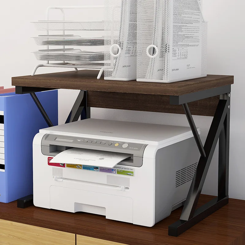 

Storage Shelf for Home & Office Use Printer Shelf Multilayer Copier Rack Office Desk Host Storage Rack