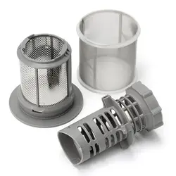 2 части посудомоечной машины сетчатый фильтр серый PP для Bosch посудомоечной машины 427903 170740 серии замена для посудомоечной машины