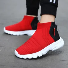 Новая Осенняя детская обувь унисекс, кроссовки для маленьких мальчиков и девочек, модная повседневная детская обувь из дышащей сетки, Размер 27-38