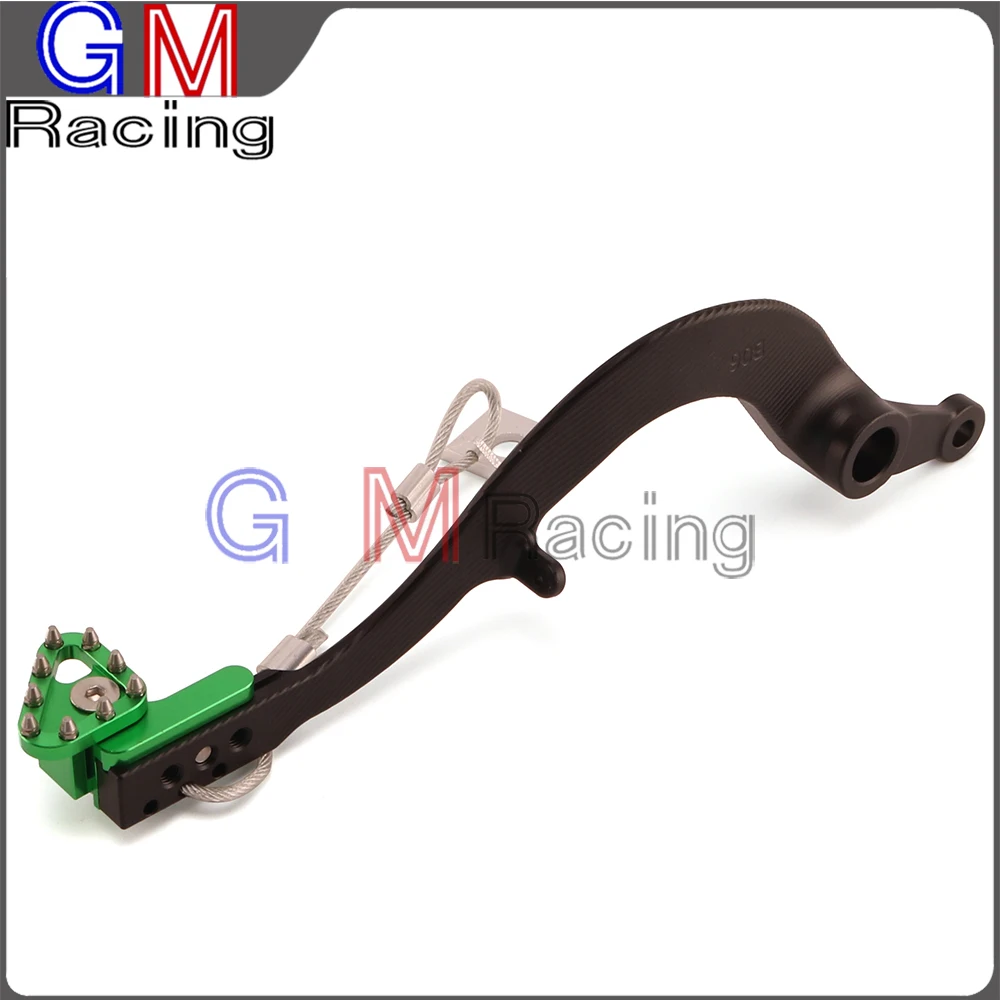 CNC кованые, педаль заднего ножного тормоза рычаг для KAWASAKI KX450F KXF450 KX 450F 06-18 KLX450R 08-19 KX450 Байк