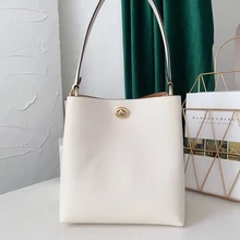 Новинка, сумка-мешок Charlie, женская кожаная сумка-мешок, большая сумка на одно плечо, сумка-мессенджер, сумочка