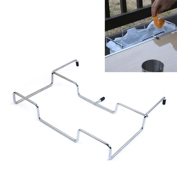 

Barbecue Practical Outdoor Hanging Garbage Tool Trash Bag Holder Storage Rack Kitchen Travel Shelf Camping Rubbish Portable