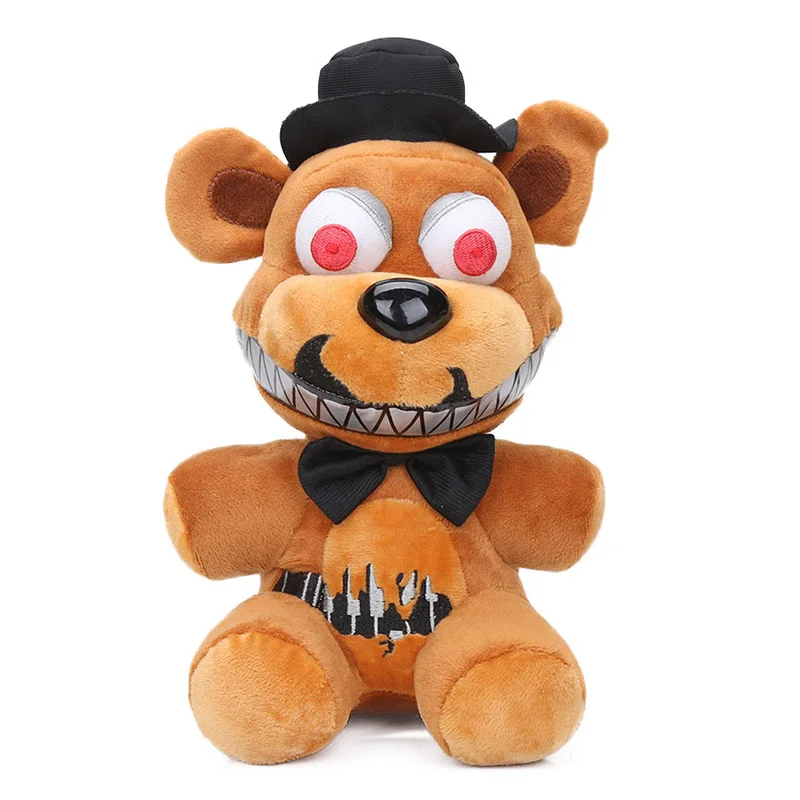 18CM Five Nights At Freddy's Fnaf 5 Nightmare Plush toy Stuffed Doll Freddy Bonnie Rabbit Soft Stuffed Toy Christmas Kids Gift