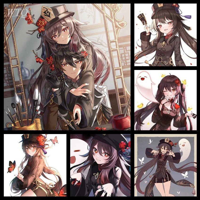 ゲームポスターgenshin衝撃ゲーム女性キャラクター胡タオアニメポスターキャンバス絵画壁の装飾壁アートピクチャーホームインテリア Painting Calligraphy Aliexpress ゲームポスターgenshin衝撃ゲーム女性キャラクター胡タオアニメポスターキャンバス絵画壁の装飾壁アートピクチャーホームインテリア Painting Calligraphy Aliexpress