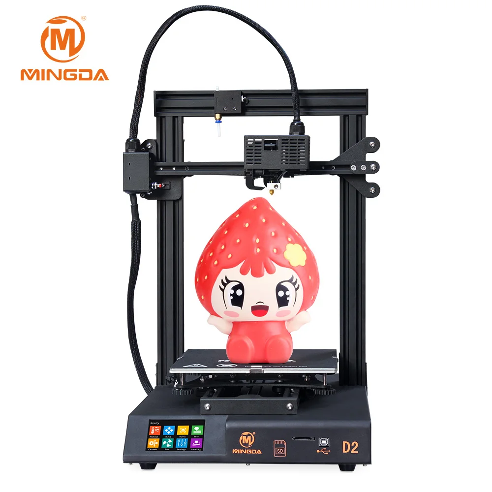 230x230x260mm MINGDA D2 3D Printer Touch Screen Print with proximal extruder Kit | Компьютеры и офис