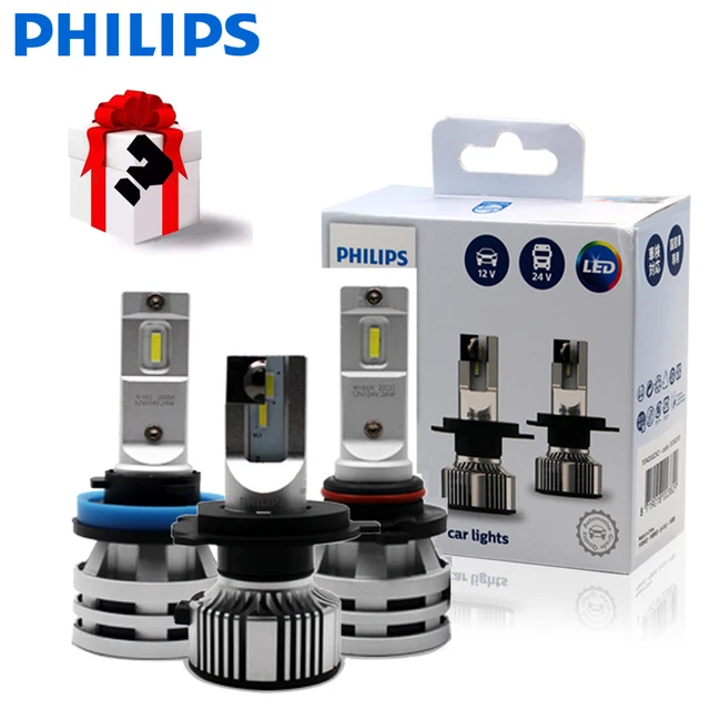 Philips Ultinon Pro9000 LED H1 H4 H7 H8 H11 H16 HIR2 HB3 HB4 Car Headlight  9005 9006 9012 5800K White 250% Bright Auto Lamps 2x