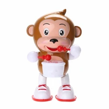 Электрическая танцевальная музыкальная игрушка с мультяшным животным, мигающий светодиодный светильник, детская развивающая игрушка, танцевальная музыкальная игрушка, один барабан, похлопывание#30