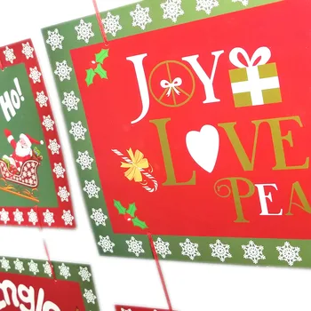 

Christmas Banner Merry Christmas Decor for Home Door Hanging Christmas Ornament Gift Happy New Year XHC88