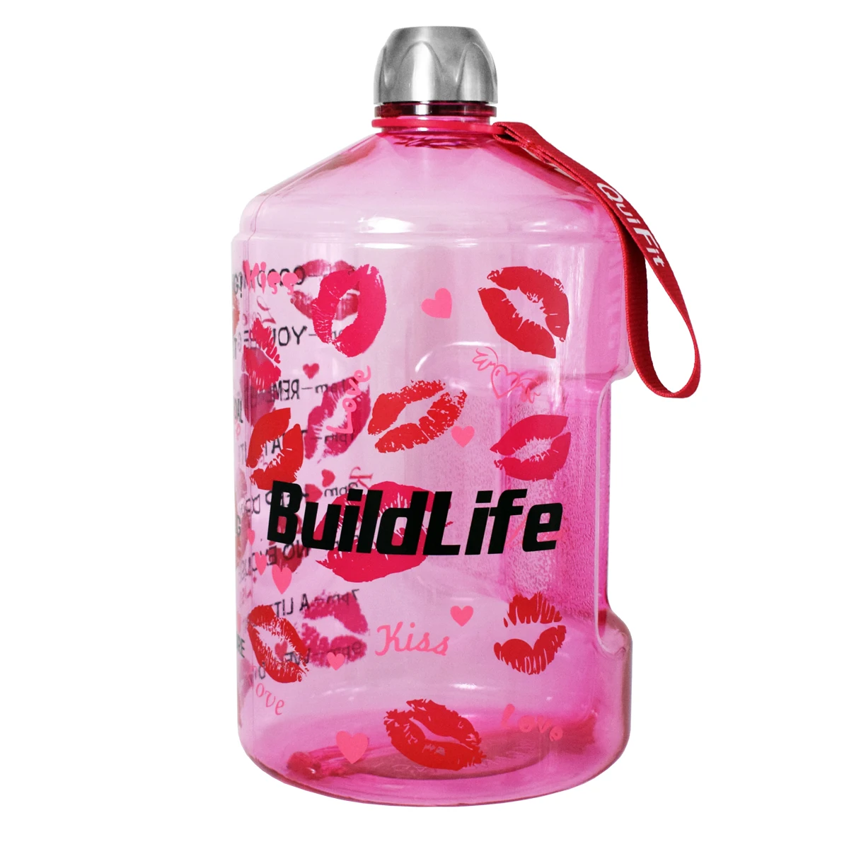 BuildLife 1 галлон бутылка для воды больше дизайна с маркером времени 3.78л/128 унций BPA бесплатно спортивные бутылки пластиковые большой емкости кувшин для воды