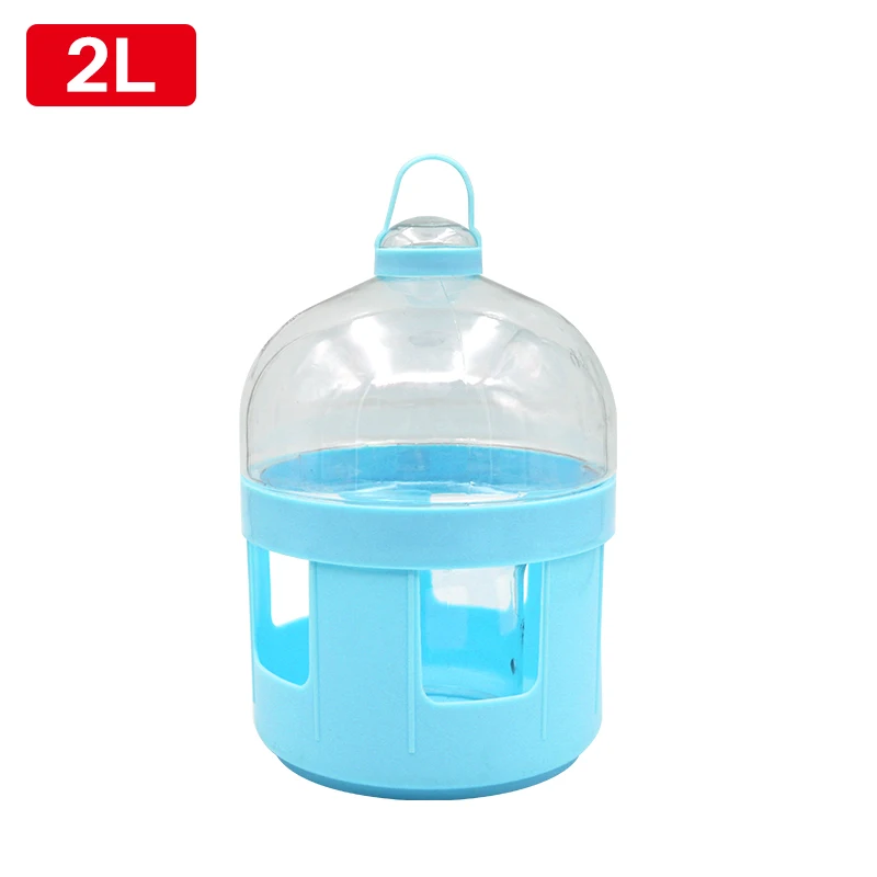 2L/4L Plastic Drinker with Handle for Pigeon Birds Water Dispenser Accessorries for Conure Lovebirds African Greys - Image 3