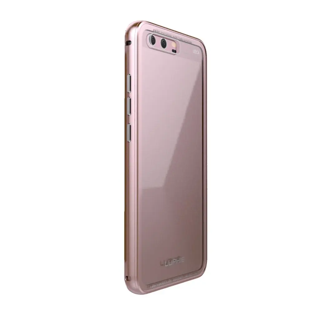 Чехлы LUPHIE для HUAWEI P10 Plus металлическая рамка прозрачная закаленная стеклянная