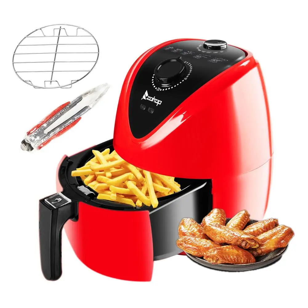 

KAF1300P1 1500W 220-240V 50/60Hz 2.7Quarts/2.6L Electric Air Fryer UK Plug Red