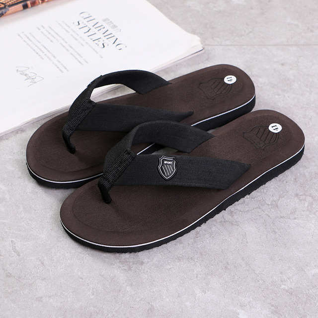 Summer Flip Flops Beach Sandals Anti-slip Casual Flat Shoes High Quality Slippers