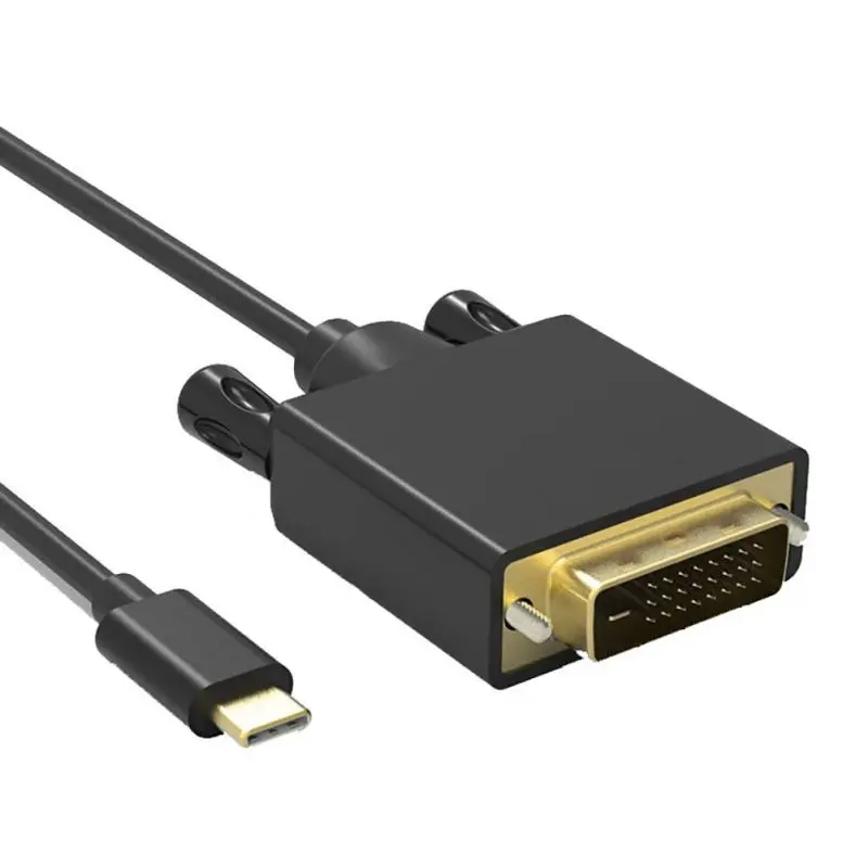 

USB C To DVI Cable Type C To Dvi Adapter Thunderbolt Compatible For Macbook Pro 2016 2017,galaxy S8 Note8,huawei Mate 10