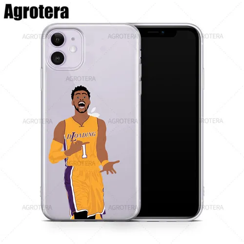 Agrotera Phone Cases James Harden Andre Iguodala Paul George Clear TPU Case Cover for iPhone 12 SE2020 XS 13 for iPhone11Pro Max D Angelo Russell