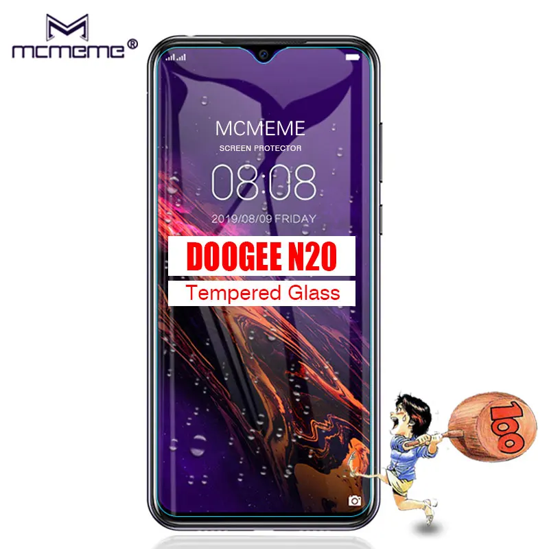 Для DOOGEE N20 прозрачная защитная пленка для экрана из закаленного стекла N 20 |