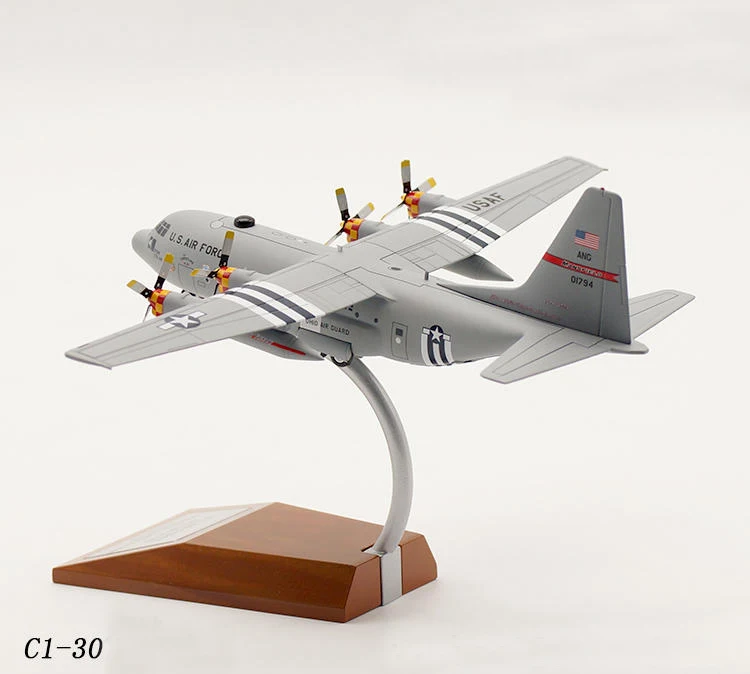 Fine 1/200 готовая воздушная C-130H транспортная модель из сплава Коллекционная модель