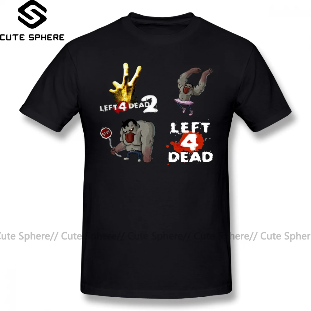 Футболка Left 4 Dead футболка 2 с короткими рукавами и принтом потрясающая 4xl пляжная