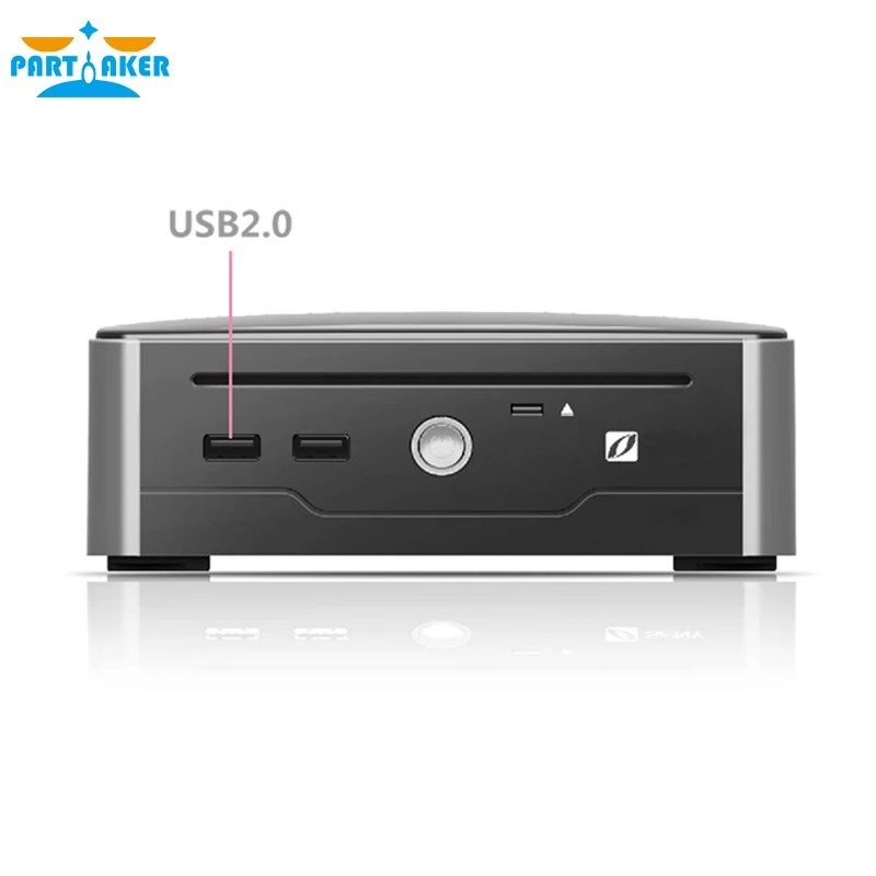  Partaker B10 Mini PC Desktop Computer Win10 Linux Gaming Intel Core i7 4700MQ Nuc HDMI DVI Dual dis