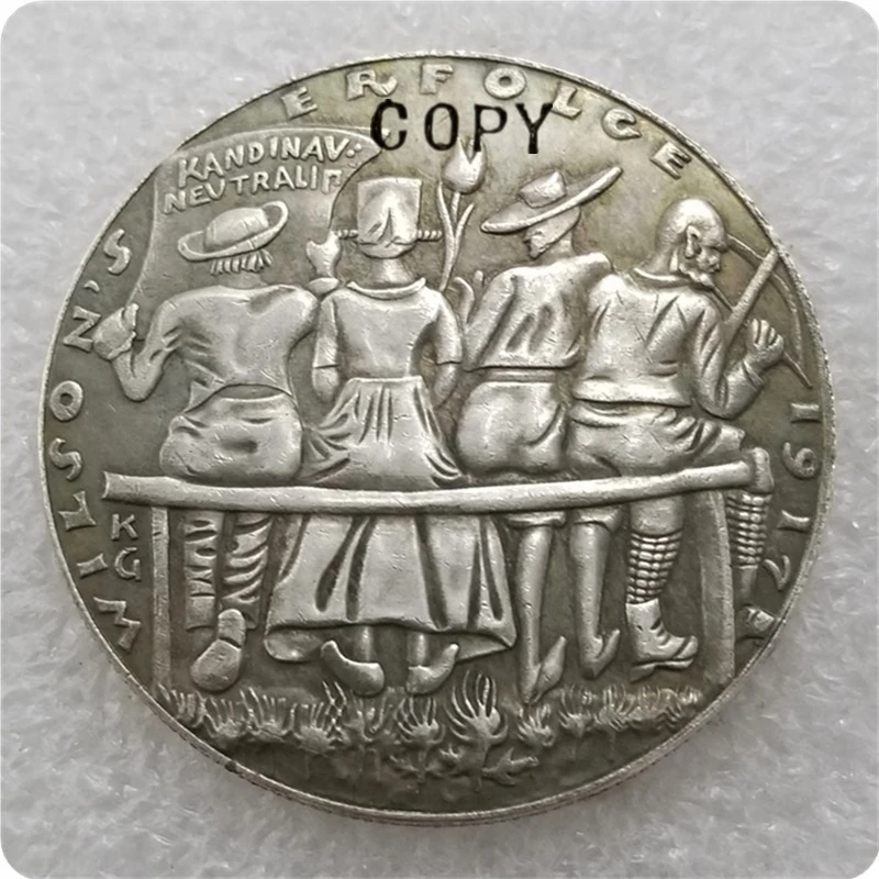 Тип#3_1917 Карл Гетц Германия копия монеты