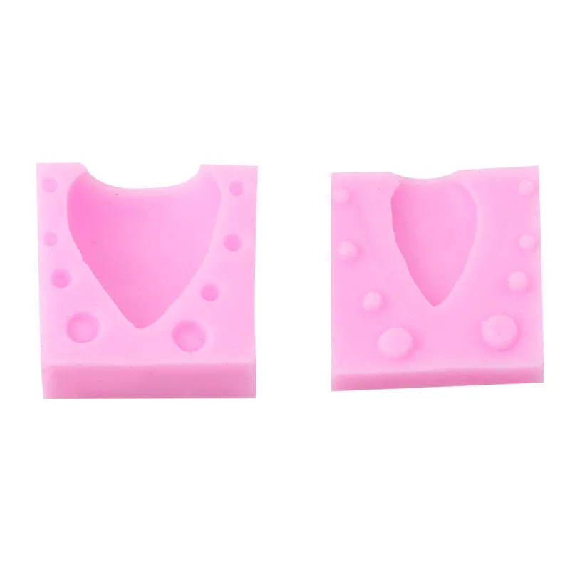 3D единорог/ухо/глаза форма силиконовая форма помадка форма для украшения торта инструменты форма для шоколадной мастики Kithcen Инструменты для выпечки - Цвет: pink Ear