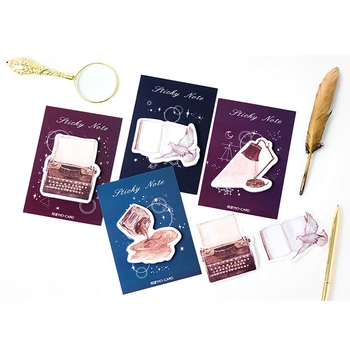 

30pcs Old objects in memory series Memo pad Retro Dove Lamp Planner Sticker Sticky Notes Memo Pads Office School Supplies