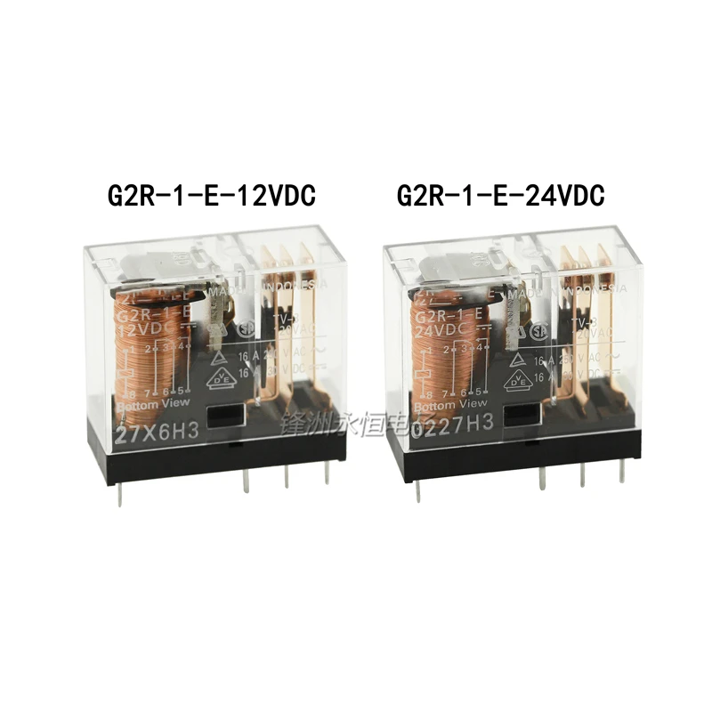 10 шт. Omron G2R-2 12В 24В 8Pin PCB крепление DPDT реле питания 5А/250В переменного тока |