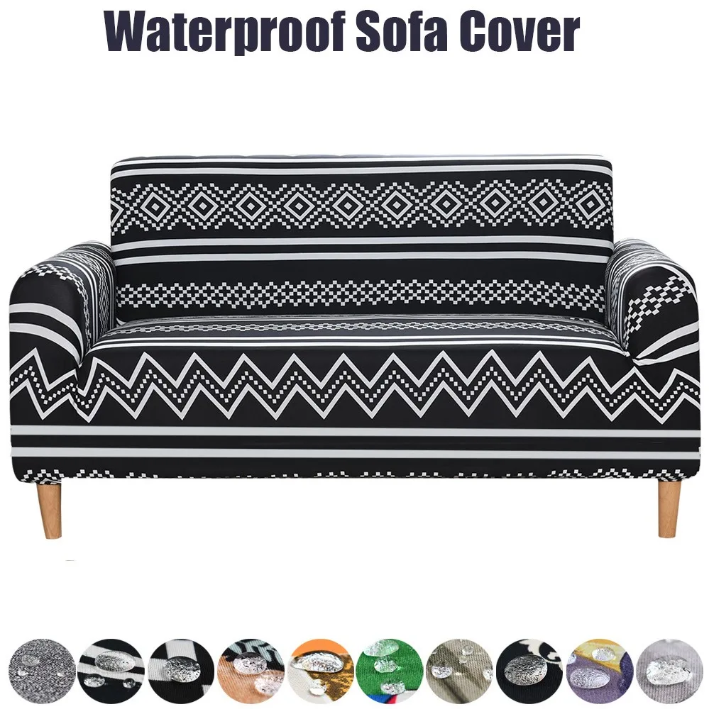 

Waterproof Sofa Cover Universal Couch Cover For Living Room Decor Cover Sofa Elastic Soft Stretch Sofa Cover Slipcover Polyester