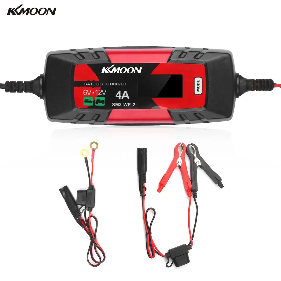 Battery Charger /& Maintainer Used to Charge Car Battery Charger Maintain And Repair Batteries for Various Vehicle Intelligent 8A 12V//4A 24V Fully Automatic Battery Charger with LCD Screen