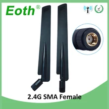 10 шт. 2,4 ГГц антенна wifi real 8dBi RP-SMA Female 2,4 ГГц антенна wi fi антенна antenas fo Беспроводной wi-fi роутер