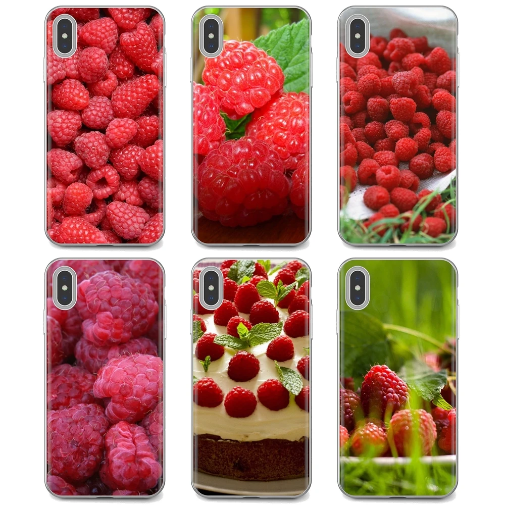 Пищевая промышленность обои Raspberry 1 для Huawei Honor Y5 2019 8S 9X Pro 20 10 10i Lite Kawaii силиконовый