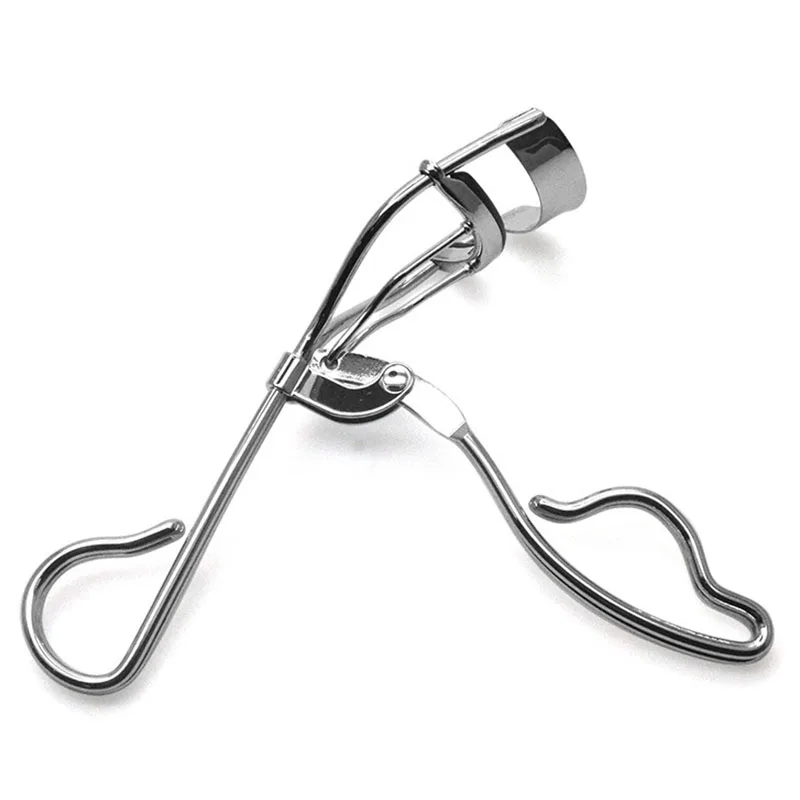 

1PCS Handle Stainless Eyelash Curler for Twisting Eyelashes with Refill Pad Beauty Mascara Makeup Tool for Curling Lashes